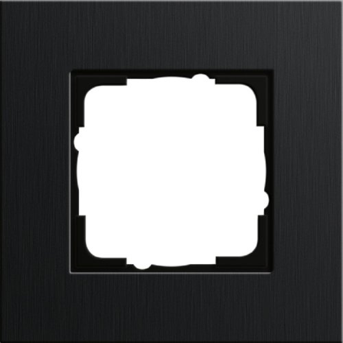 Рамка универсальная Gira Esprit 1-м. черный алюминий фото Рамка универсальная Gira Esprit 1-м. черный алюминий картинка